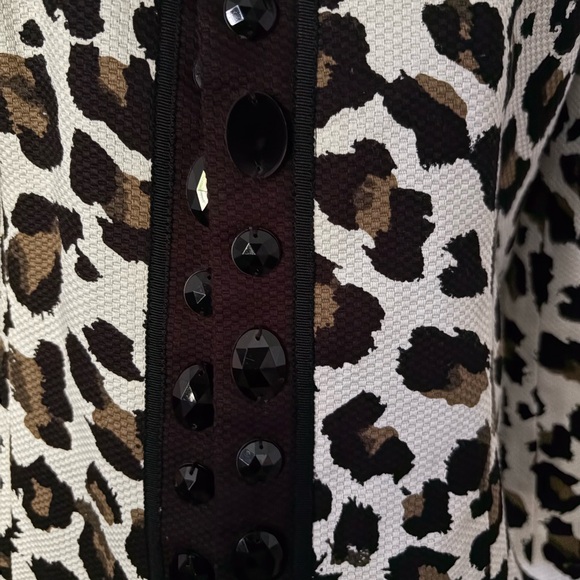 🔥😍Leopard Print Button-Up Cardigan - Picture 2 of 2